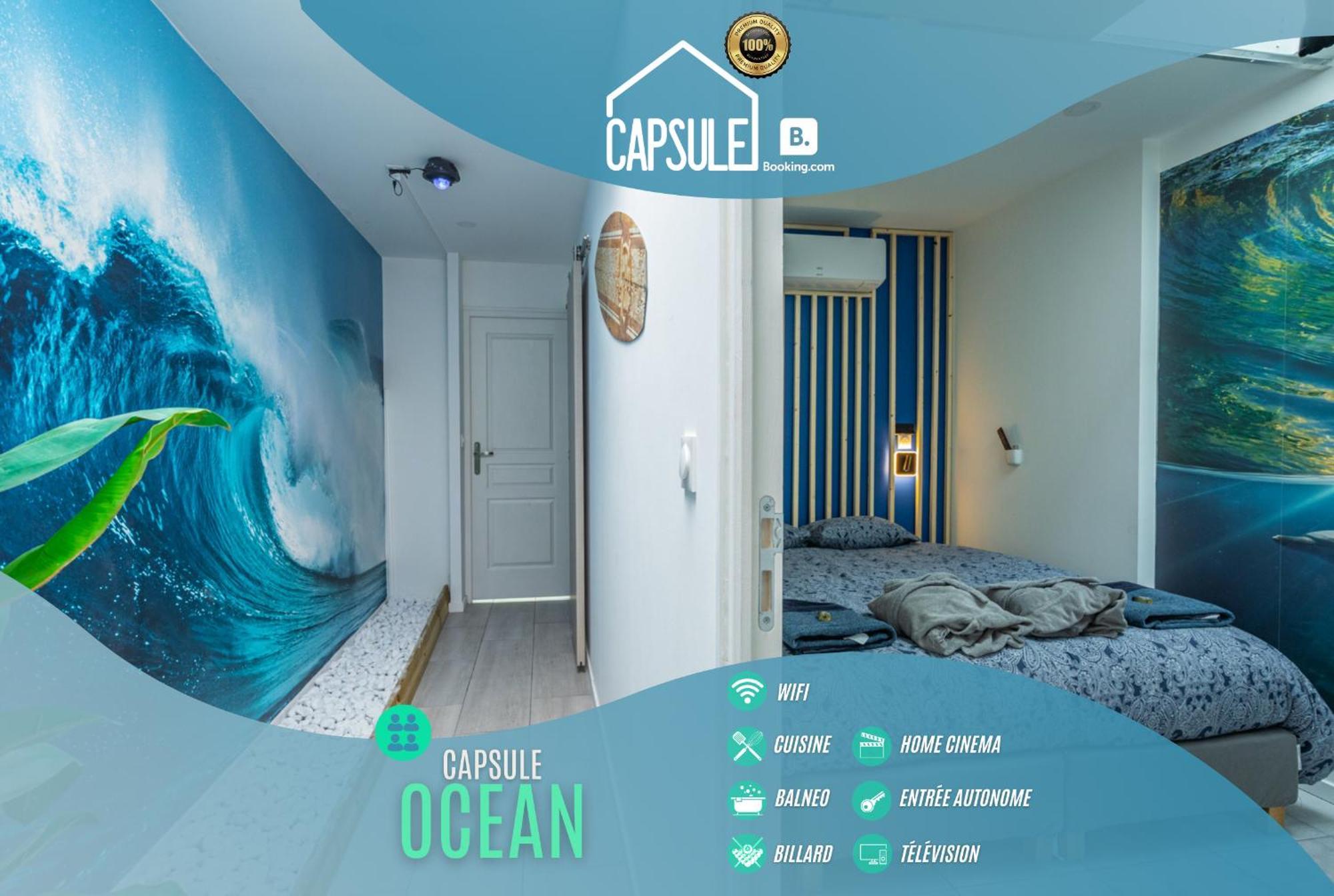 Capsule océan Jacuzzi / billard / Netflix Apartment Valenciennes Exterior foto